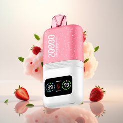 Aivono AIM MAGIC 20000 - مثلجات الفراولة نفحات، ثنائي ملف، 26مل، ليمون وردي مثلج