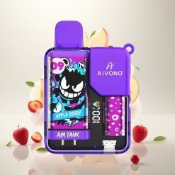 Aivono AIM-TANK 9500 نفث - 18مل عصير - 650مل بطارية - تفاح توت