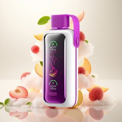 فوزول ستار Vozol Star 20000 نفخة بشاشة مرآة وخلية مزدوجة بنكهة خوخ مثلج