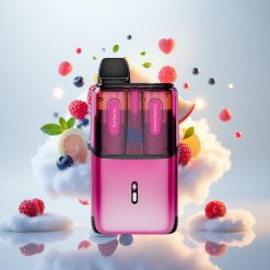 فوموت أولترا Fumot Ultra T32000 - 32000 نفخة، 24مل، بلو راز آيس (توت أزرق - توت أحمر)