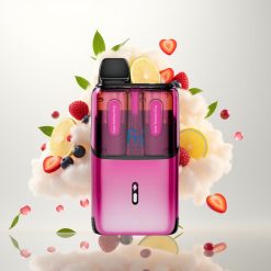 فوموت الترا Fumot Ultra T32000 (32000 نفخة، 24مل، شحن نوع-C) – عنب قوس قزح وفراولة قوس قزح