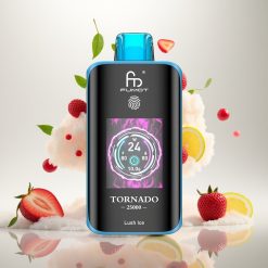 فوموت تورنادو Fumot Tornado 25000 نفخة شاشة HD بطارية 700mAh بنكهة لوش آيس