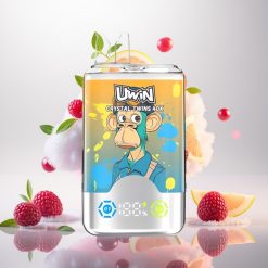 يوين كريستال توينز UWIN Crystal Twins 40000 نفخة بنكهة التوت الأزرق والتوت الأحمر والكرز المثلج