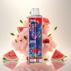 يوين كريستال UWIN Crystal 10000 نفخة بطارية 650 مللي أمبير سعة 18 مل بنكهة البطيخ المثلج