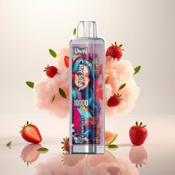 يوين كريستال UWIN Crystal 10000 نفخة - فراولة مثلجة، 18مل، شحن نوع سي