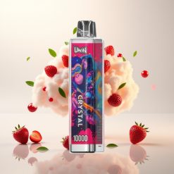 يوين كريستال UWIN Crystal 10000 نَفخة (فراولة توت بري كرز) 0%-5% نيكوتين