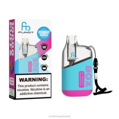 Fumot Original RandM Tornado Box 10000 جهاز التحكم في تدفق الهواء 1 قطعة توت العليق BFTJ95 RandM Best Flavors