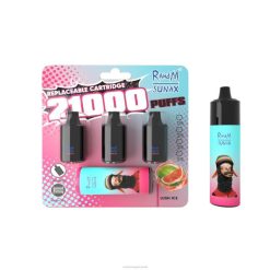 RandM Sunax 21000 جراب التحكم في تدفق الهواء، جهاز vape قابل للاستبدال، قطعة واحدة الجليد الخصب BFTJ266 RandM Vape Sale