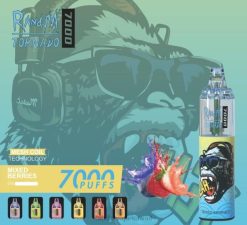 RandM Tornado 7000 جهاز التحكم في تدفق الهواء 1 قطعة التوت المختلطة BFTJ176 RandM Vape Sale