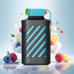 VOZOL GEAR 10000 وابل بنكهة التوت الأزرق الجليدي، 10000 نفخة، سعة 20 مل